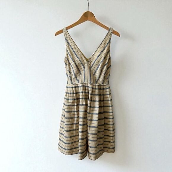 JCREW nautical stripe dress - Picture 1 of 7